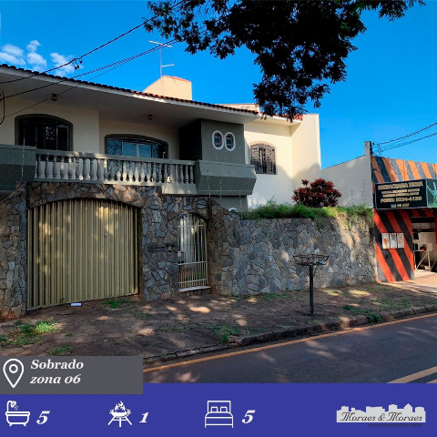 Casa para Venda em Maringá - PR, Zona 05