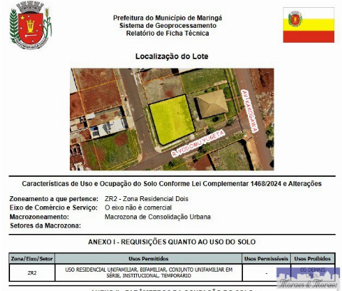 Terreno para Venda em Maringá - PR, Jd Oriental