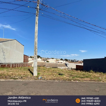 Terreno para Venda em Mandaguaçu - PR, Jd Atlantico I