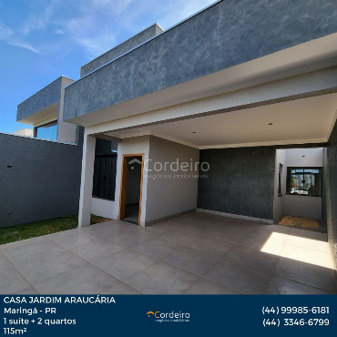 Casa para Venda em Maringá - PR, Jd Araucária