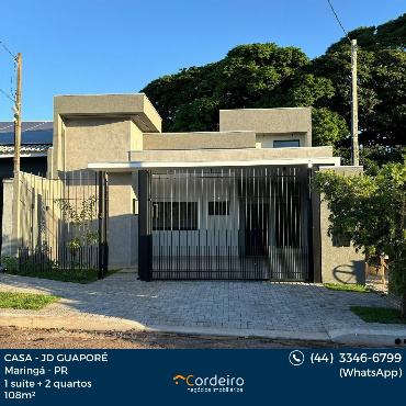 Casa para Venda em Maringá - PR, Jd Guaporé