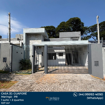 Casa para Venda em Maringá - PR, Jd Guaporé
