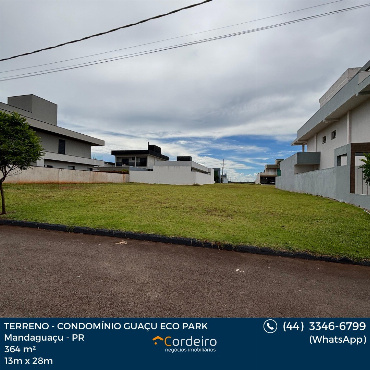 Terreno em Condomínio para Venda em Mandaguaçu - PR, Jd Monaco