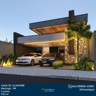 Casa para Venda em Maringá - PR, Jd Guaporé