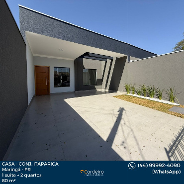 Casa para Venda em Maringá - PR, Cj Res Branca Vieira