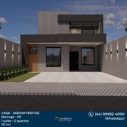 Casa para Venda em Maringá - PR, Jd Freitas