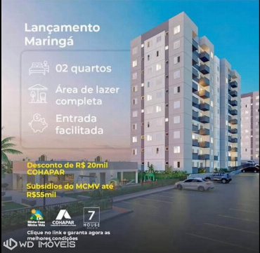 Apartamento para Venda em Maringá - PR, Cj Res Cidade Alta