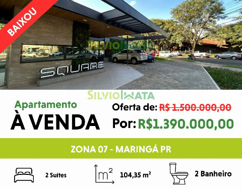 Apartamento para Venda em Maringá - PR, Zona 07