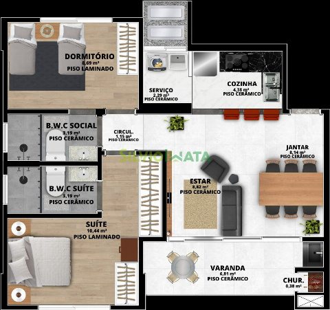 Apartamento para Venda em Maringá - PR, Vl Marumby