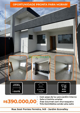 Casa para Venda em Sarandi - PR, Ecovalley Ecologic City