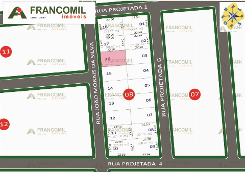 TERRENOS, Rua João Moraes da Silva