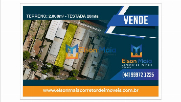 Terreno Comercial para Venda em Maringá - PR, Zona 03