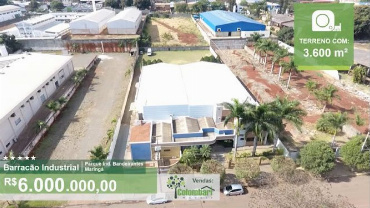 Barracão para Locação em Maringá - PR, Pq Industrial Bandeirantes