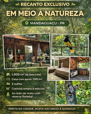 Casa para Venda em Mandaguaçu - PR, Zona Oeste