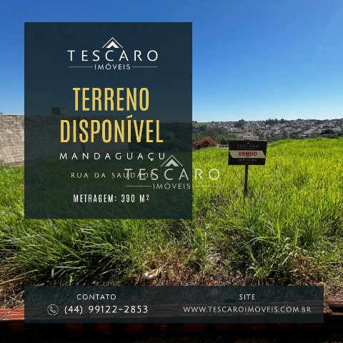 Terreno para Venda em Mandaguaçu - PR, Centro Sul