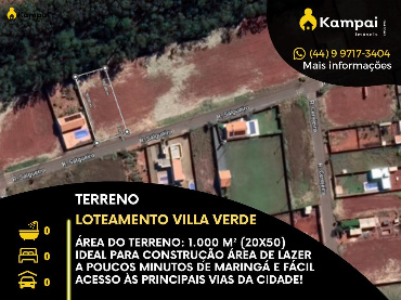 Terreno para Venda em Iguaraçu - PR, Chácaras Iguaraçu