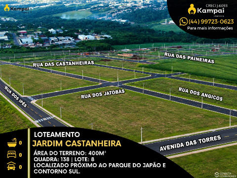 TERRENOS, Avenida Pioneiro Maurício Mariani