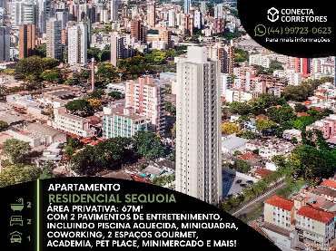 Apartamento para Venda em Maringá - PR, Zona 07