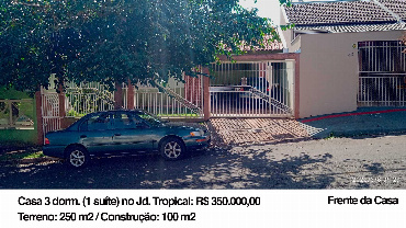 Casa para Venda em Londrina - PR, Jd Tropical