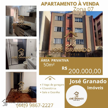 Apartamento para Venda em Maringá - PR, Zona 07
