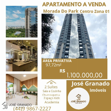 Apartamento para Venda em Maringá - PR, Zona 01 Centro
