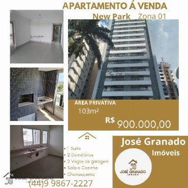 Apartamento para Venda em Maringá - PR, Zona 01 Centro