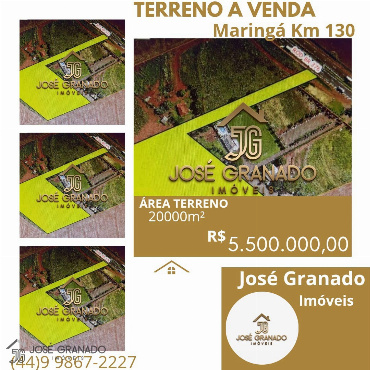 Terreno Comercial para Venda em Maringá - PR, Km 130