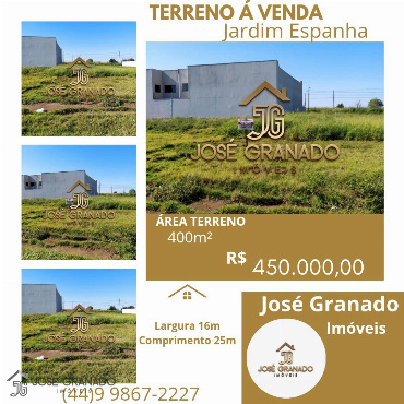 Terreno para Venda em Maringá - PR, Jd Espanha