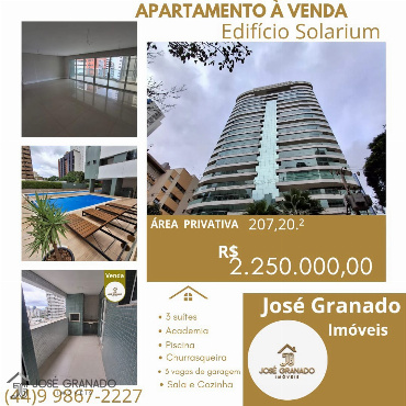 Apartamento para Venda em Maringá - PR, Zona 01 Centro