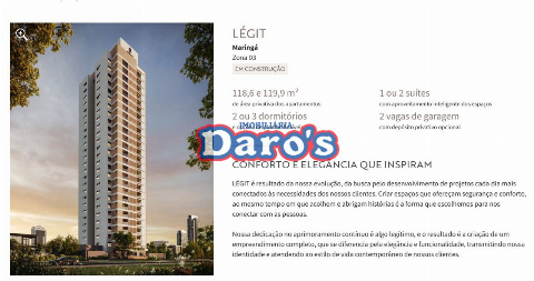 Apartamento para Venda em Maringá - PR, Zona 03