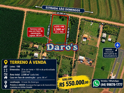TERRENOS, Estrada São Domingos